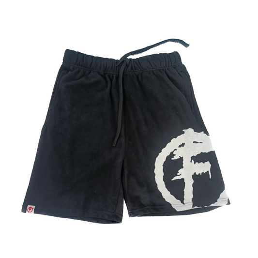 Black Classic Logo Shorts